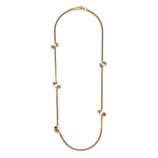 Marley Gold Plated Seashell Charm Chain Necklace 