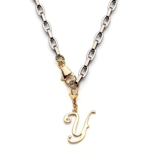 MARLEY ALTIN KAPLAMA HARF NECKLACE
