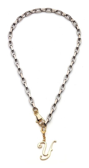 MARLEY ALTIN KAPLAMA HARF NECKLACE