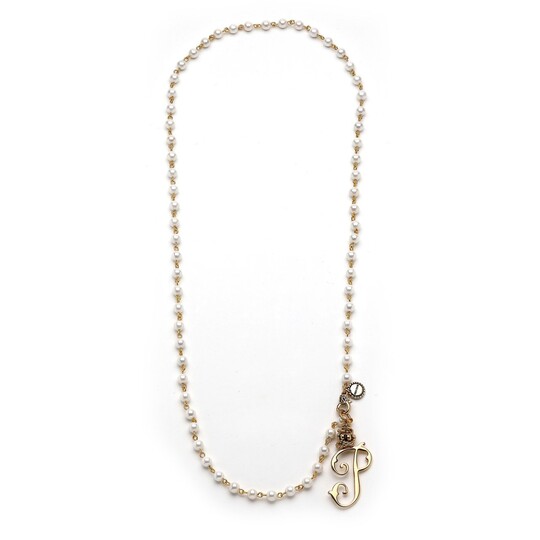 PEARL LETTER NECKLACE