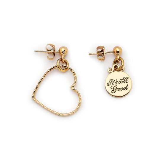 Meadow Heart Pinned Earrings - 