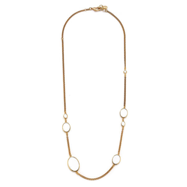 Meyra Gold Plated Chain Necklace - 1