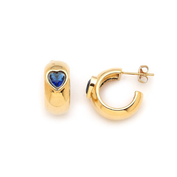 Midnight Hoop Earrings - 1