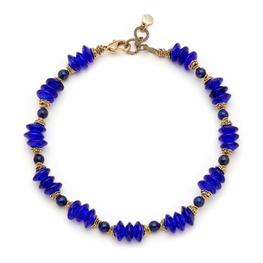 Mineral Muse Glass Bead Necklace - 