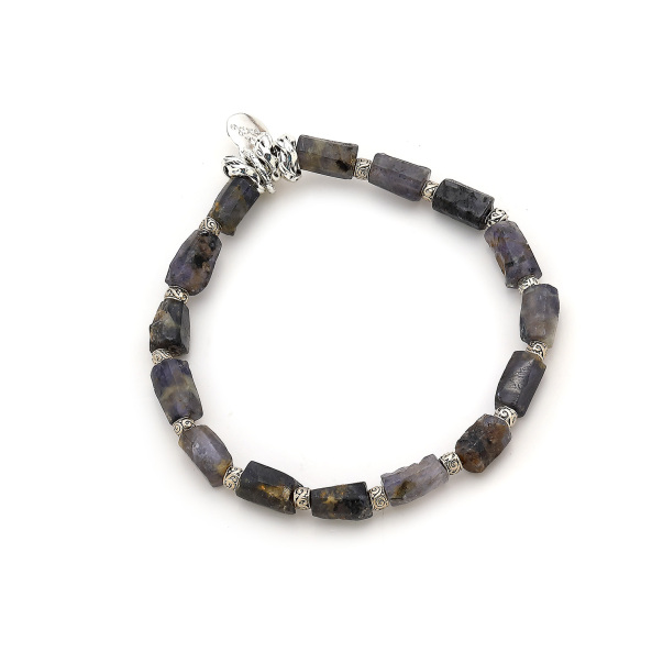 Mirage Silver Plated Natural Stone Bracelet - 1