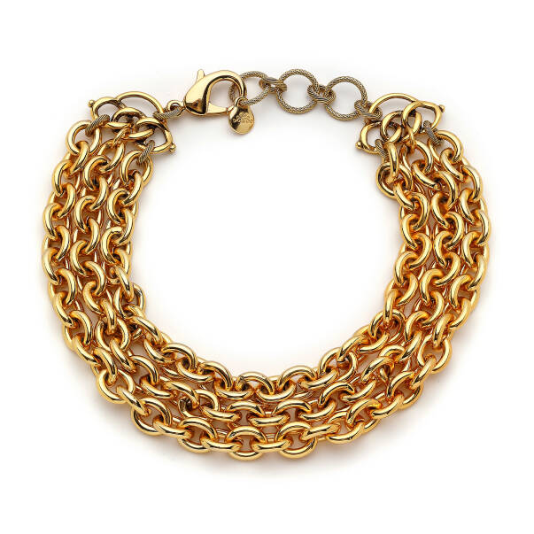 Mirava Gold Plated Chain Necklace - 1