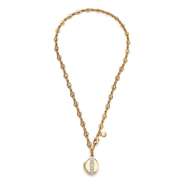 Mom Gold Plated Chain Necklace - 1