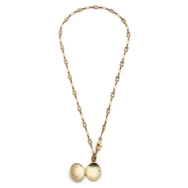 Mom Written Charm Shackle Necklace - 5