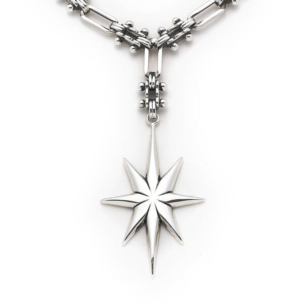 Moonlight Star Silver Plated Necklace - 2