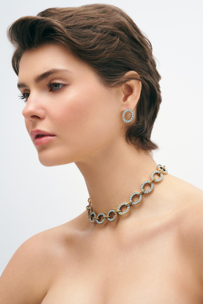 Motivated Turquoise, Gold Plated Necklace - 3