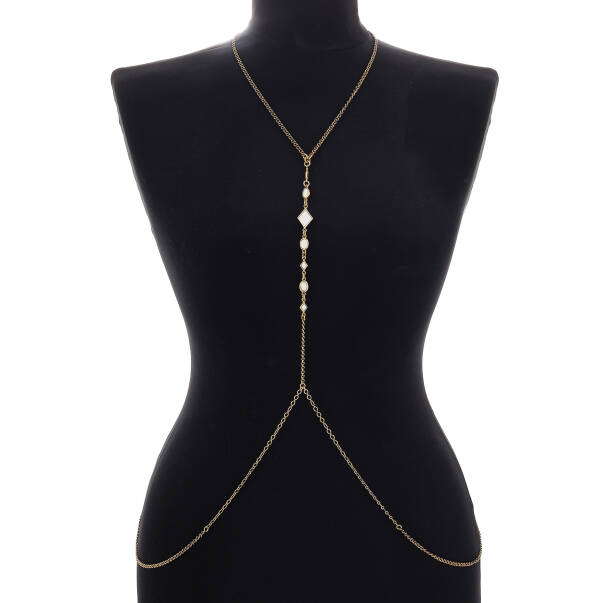 Myla Gold Plated Chain Bodychain - 1