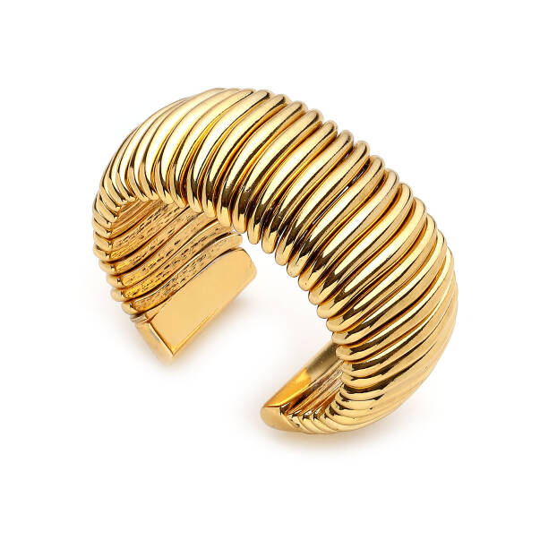 Noetia Gold Plated Cuff Bracelet - 1
