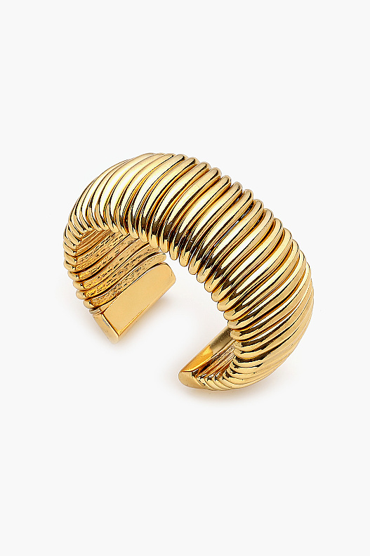 Noetia Gold Plated Cuff Bracelet - (1)