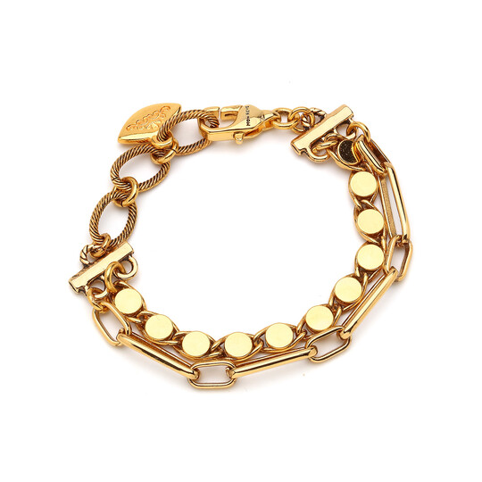Noor Gold Plated Chain Bracelet 