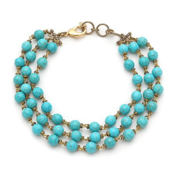 Ocean Empress Turquoise Natural Stone Necklace - 1