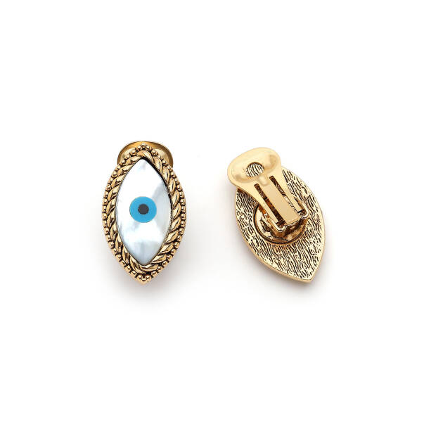 Ocean Eye Clip on Earrings - 3