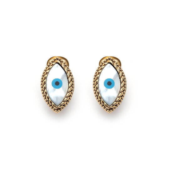 Ocean Eye Göz İğneli Küpe - 