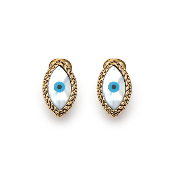Ocean Eye Pinned Earrings - 1
