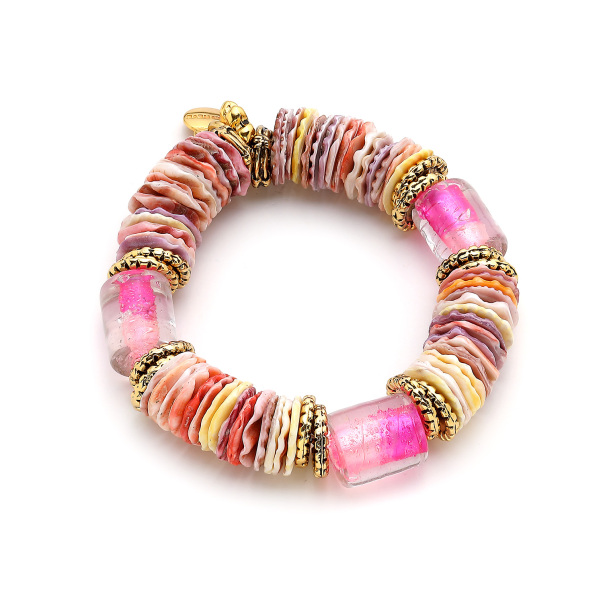 Ocean Tide Glass Bead Bracelet - 1
