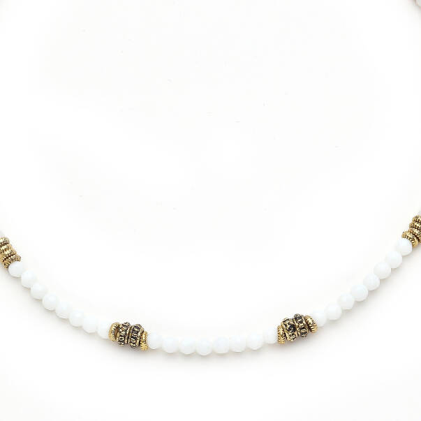 Opal Charm Moonstone Natural Stone Necklace - 2