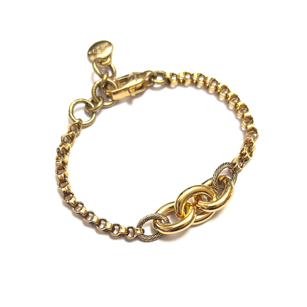 Opal Gold Plated İnfinity Chain Bracelet - 1
