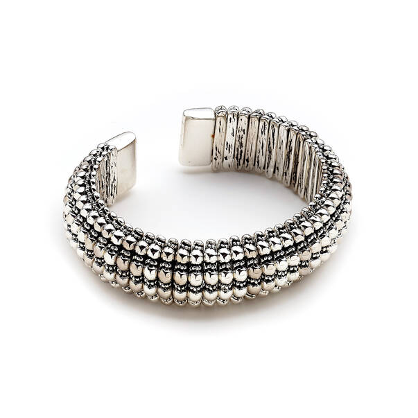 Pasto Silver Plated Cuff Bracelet - 1