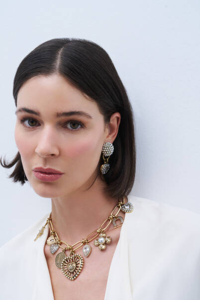 Pearl Amour Clip On Earrings - 4