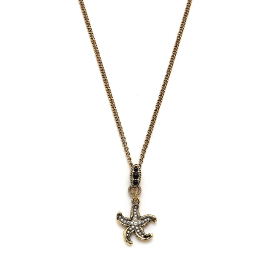 Pure Star Charm Gold Plated Chain Necklace 