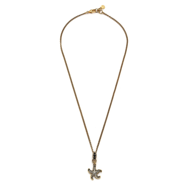 Pure Star Charm Gold Plated Chain Necklace - 4
