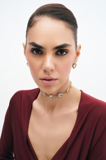 Radiance Zircon Evening Necklace - (1)