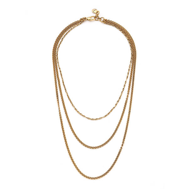 Radiant Chain Altın Kaplama Zincir Kolye - 1