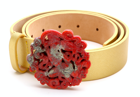 RED YING YANG BELT