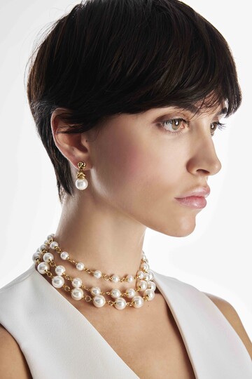 Reese İnci İğneli Küpe - (1)