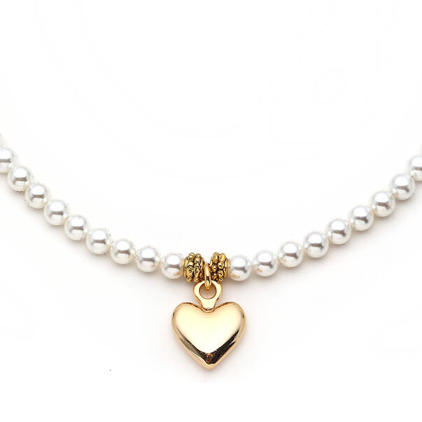 Regent Pearl Heart Necklace - 4