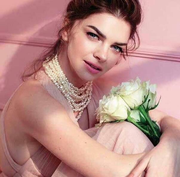 Romantic Girl İnci Altın Kaplama Kolye - 3