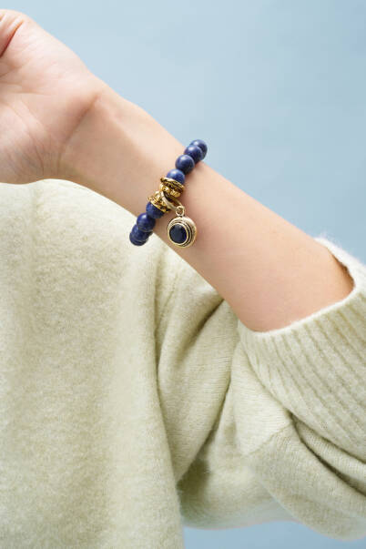 Root Zirkon Charm Lapis Bilezik - 5