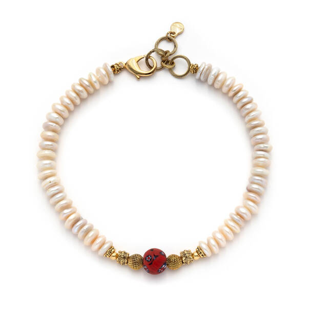 Rounded Pearl Necklace - 1