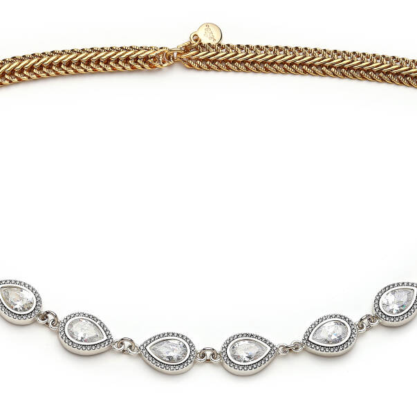 Royal Cascade Drop Zircon Stone Hair Accessory - 3