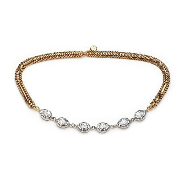 Royal Cascade Drop Zircon Stone Hair Accessory - 1