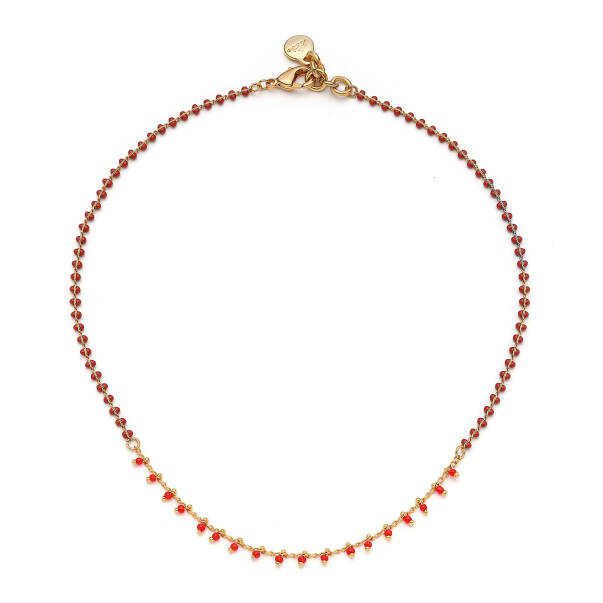 Scarlet Dance Altın Kaplama Kolye - 1