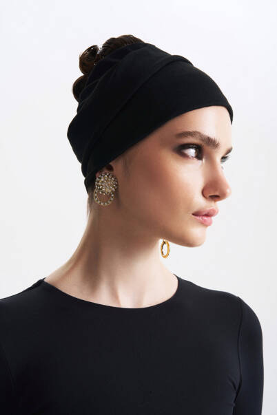 Scarlett Gold Plated Zircon Evening Clip-On Earrings - 4