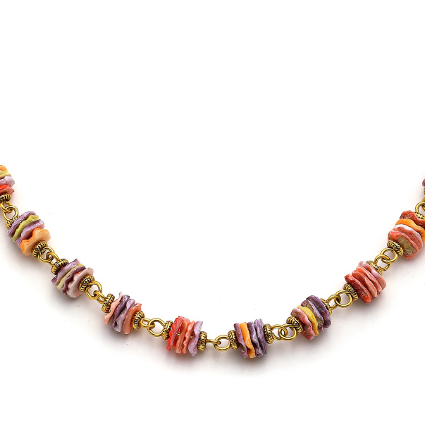 Sea Perfection Altın Kaplama Deniz Kabuğu Kolye - 4