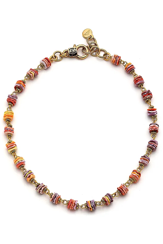 Sea Perfection Gold Plated Seashell Necklace 