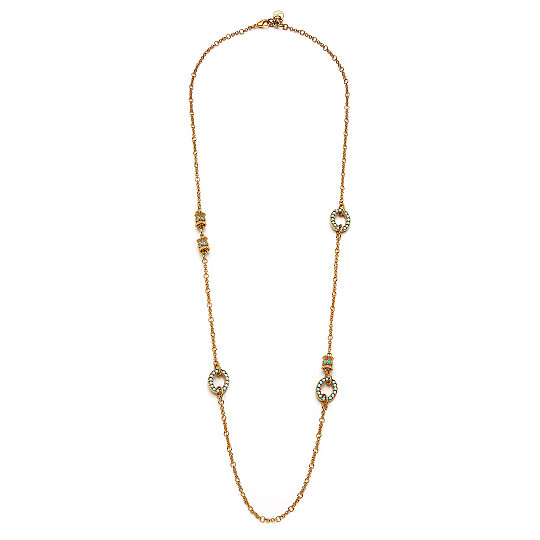 Selene Gold Plated Chain Necklace - 