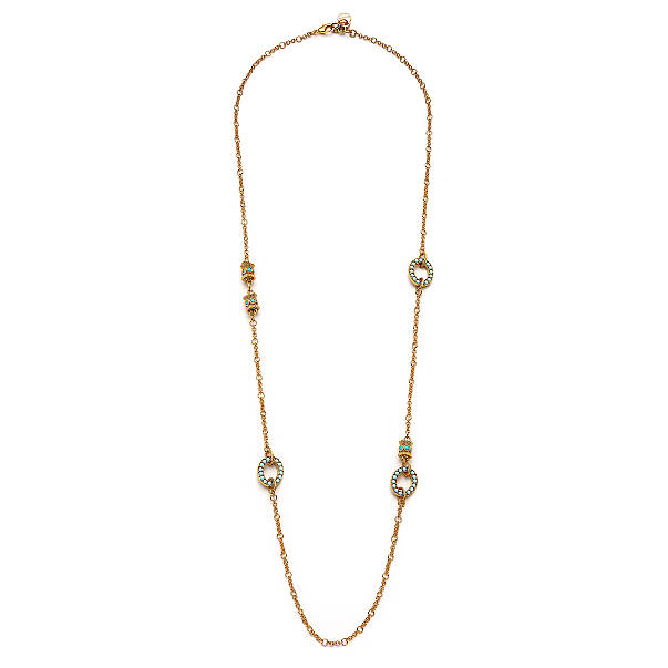 Selene Gold Plated Chain Necklace - 1