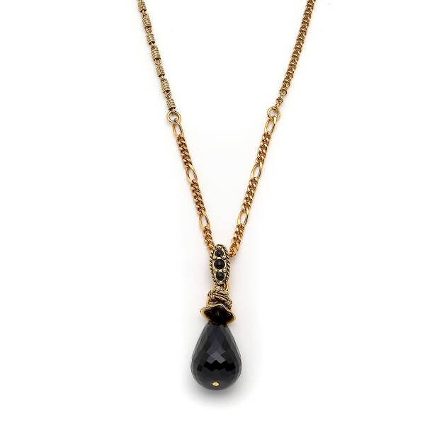 Seraph Onyx Gold Plated Chain Necklace - 3