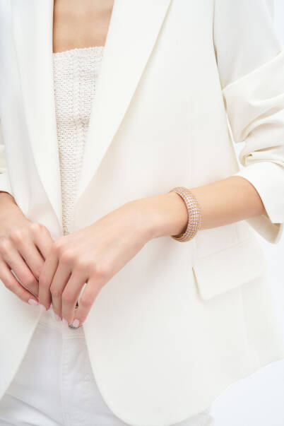 Serene Depths Gold Plated Cuff Bracelet - 2