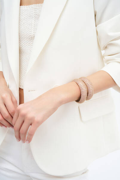 Serene Depths Gold Plated Cuff Bracelet - 4