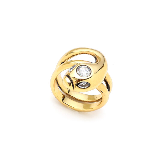 Serpent Snake Ring - 