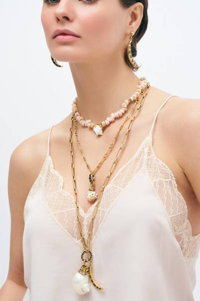 Shelled Charm Necklace - 3